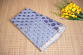 Ilaveni Grey Zari Polka Dots