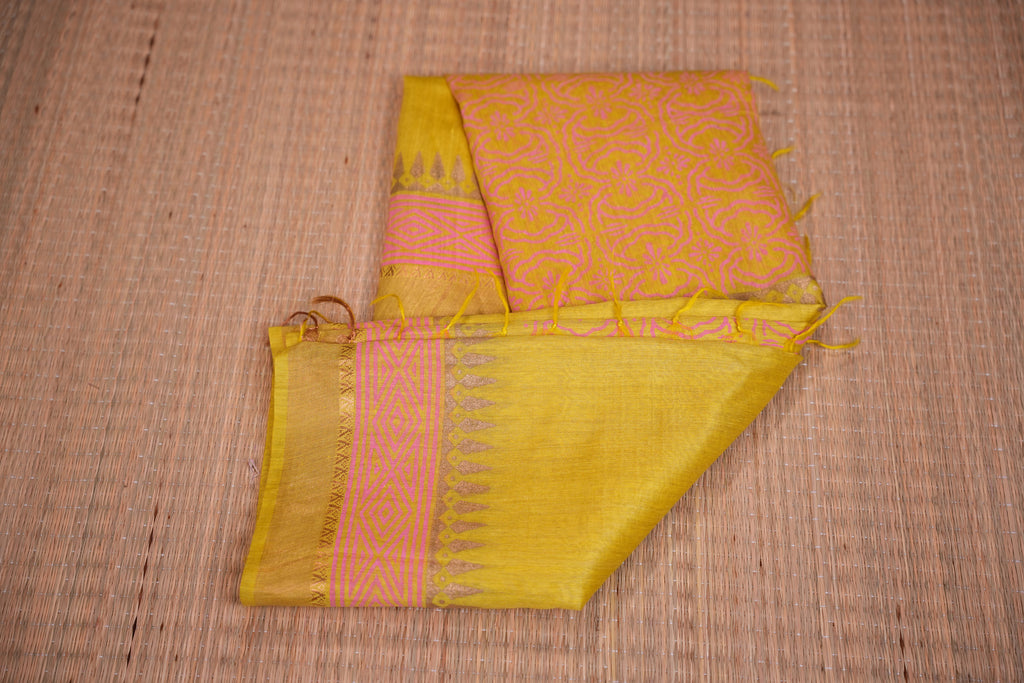 Porkadhir Yellow & Peach