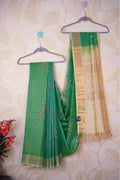 Idhazh Green and Off White