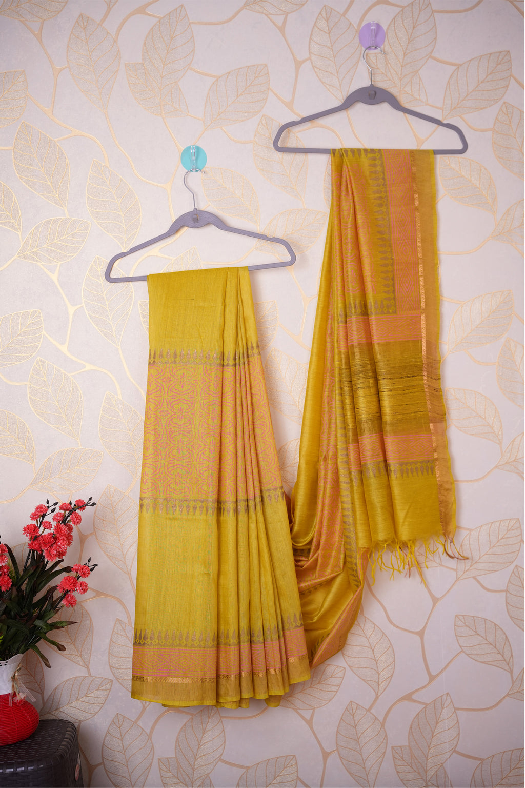 Porkadhir Yellow & Peach