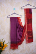 Saaral Purple & Red